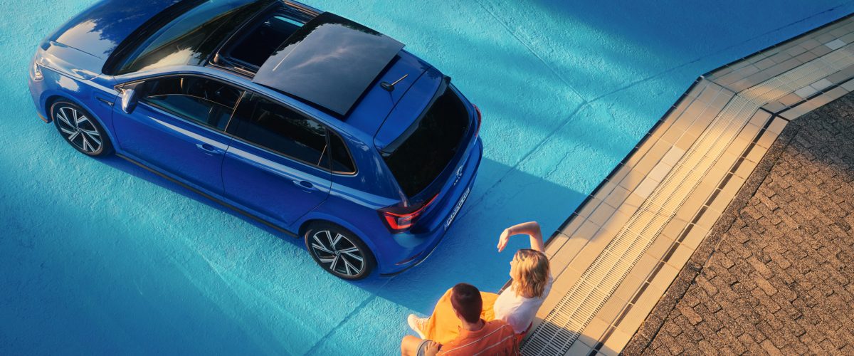 1. Tilting and sliding panoramic sunroof in the new Volkswagen Polo R-Line